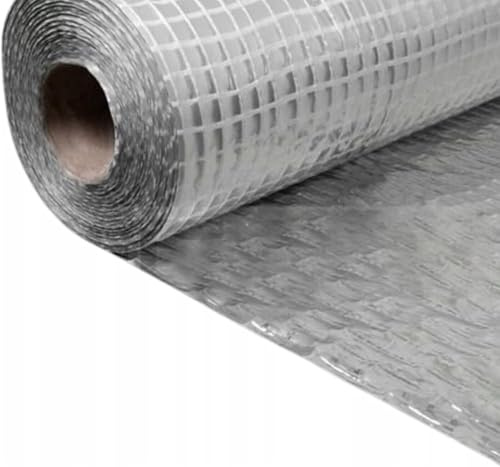 10m² Aluminium Foil Vapour Control Membrane (VCL) – Reflective Vapour Barrier for Walls, Roofs & Floors – (1m x 10m) Folded