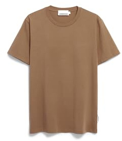 ARMEDANGELS Herren Regular T-Shirt aus Bio-Baumwolle JAAMES Regular Fit Light Oak L