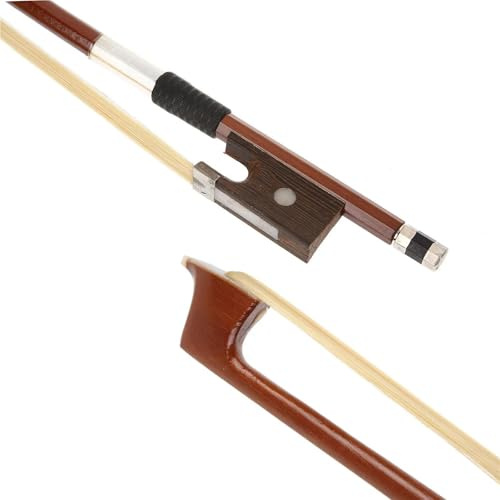 Arco De Violín Madera 1/4 Para Práctica Principiante Accesorio Instrumentos Musicales Crin Bien Equilibrado