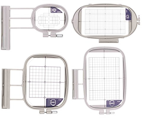 Stickrahmen 4er-Set für Brother Innovis 6000D, 4000/D, 2500D, 1500/D, 800e,1500,2600,V3,V5,V7,XV,1,1e