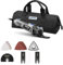 Dremel Multi-Max MM50-02 5 Amp Variable Speed Corded Oscillating Multi Tool Kit with 16 Accessories and Storage Bag - Ideal for Metal & Wood Cutting, Sanding, and Box Cutouts