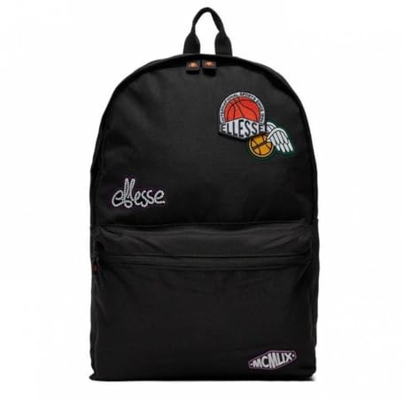 ellesse Sazino Rucksack, Schwarz, Schwarz , M