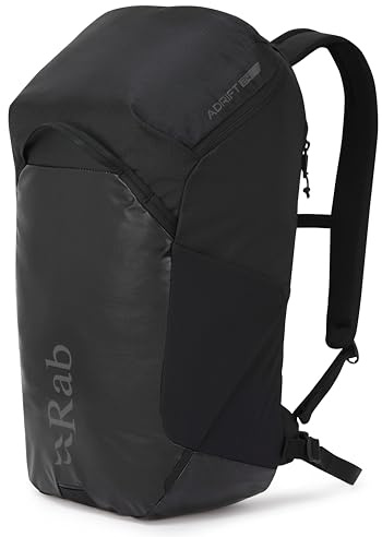 Rab Adrift 24 Everyday Backpack for Trekking, Climbing, & Biking - Black - Medium