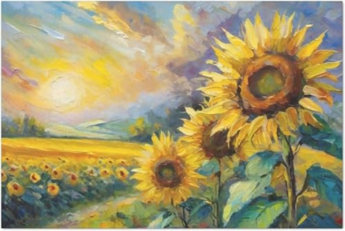 The Shabby Hummingbird Sunflowers & Sunshine Large Decoupage Paper, 21 x 29 (For Furniture, large projects)