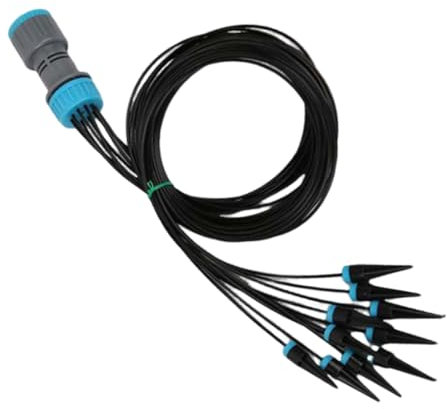 Systèmes d'irrigation goutte à goutte - Solution d'arrosage multiple pour plantes avec 10 émetteurs - Pour jardins domestiques, balcons, bureaux, plantes en pot