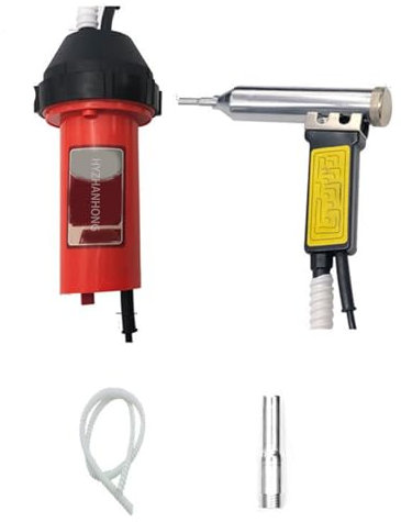 HYZHANHONG Pistola de Aire Caliente Profesional de 1080W para Soldadura de plástico, la Pistola de Soldadura de Control de Temperatura Continua de Nueve velocidades es una opción PVC/PP/PE