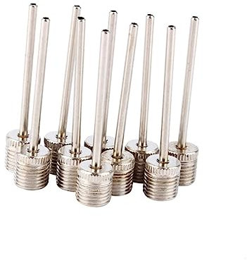 Toyvian 12pcs Inflation Needle for Basketball Football Air Inflating Needles Adaptor for Ball Pumping and Outdoor Sports Activities