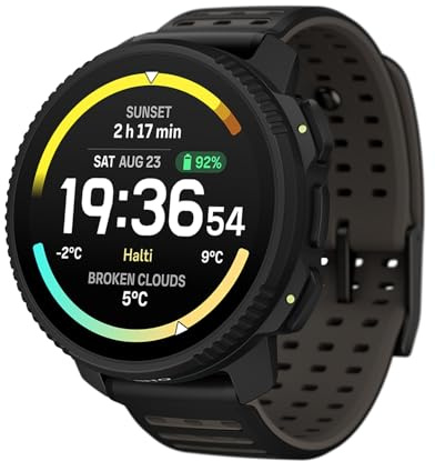 SUUNTO Vertical 2 GPS-sportklocka, 1,5-tums AMOLED 115+ sportlägen | Offlinekartor, LED-ficklampa, Dual-GNSS, 20 dagars batteritid, förbättrad pulsmätning, SUUNTO-app