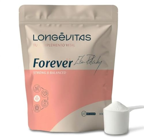 Longévitas Proteína Mujer Polvo, Creatina Ashwagandha 1 Mes (600 g)