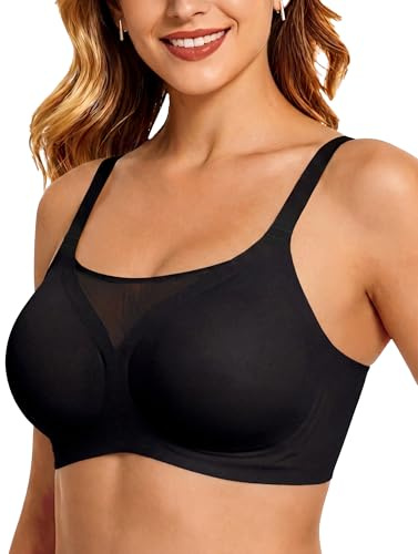 Bresdk Jelly Bra for Women UK, Wireless Seamless Padded Everyday Bra