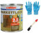 2 in 1 Hartlack Parkettlack, Grundierung und Lackierung inkl. 1 Pinsel von E-Com24 750 ml seidenmatt