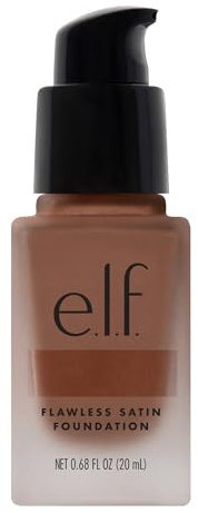 e.l.f. Flawless Finish Foundation, Lightweight & Medium Coverage, Semi-Matte Finish, Spice, 0.68 Fl Oz (20mL)