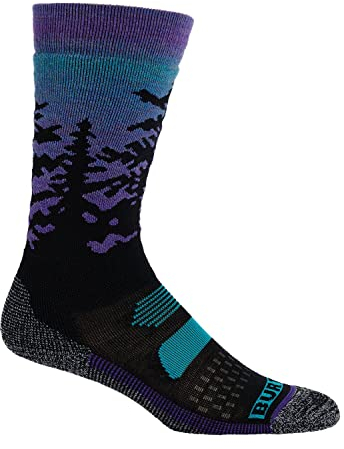 Burton Unisex Kinder Performance Midweight Snowboardsocken, Sunrise, 8 Jahre EU