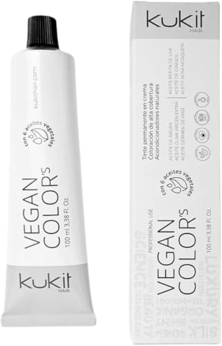 Kukit Hair - Vegan Color's Tinte Beige, Tinte Pelo Mujer Vegano 100 ml (9.30 Beige Extraclaro)