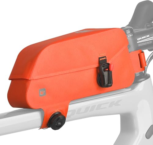 Rhinowalk Bike Frame Bag with Magnetic Flap Waterproof Top Tube Bag for MTB Road Bike