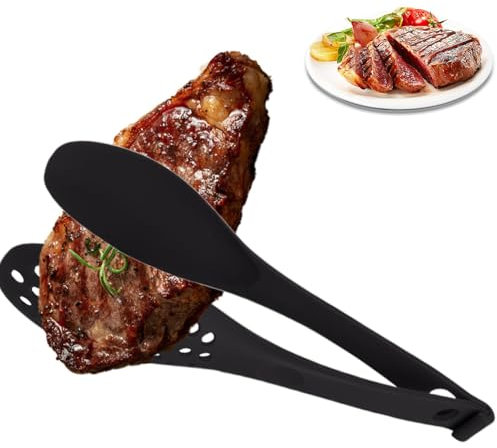 Pinza per insalata, pinza da cucina | pinza multifunzione a forma di cucchiaio – utensili da cucina, pinza rimovibile per cucinare in famiglia