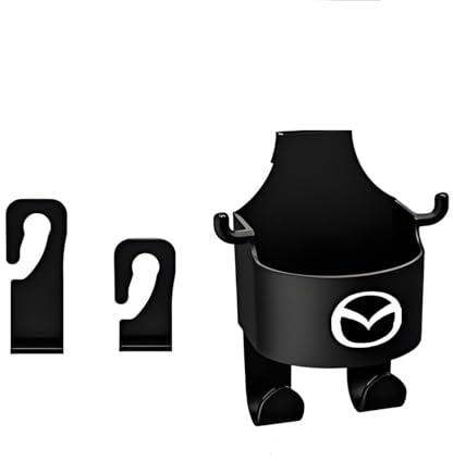 WENINETIES Porte-gobelet de Siège Arrière de Voiture pour Mazda Will 2025 -, avec Crochet de Rangement de Véhicule,Organisateur Multifonction