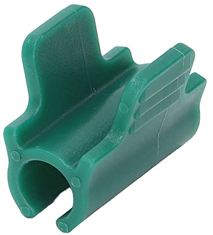 Vvikizy Morsetti per Serra in Plastica Resistente da 24 Pezzi Clamp/Holder per Rete per Paralume per Asta per Tubo a Testa Singola per Telaio da Giardino (Ispessito 14 mm)