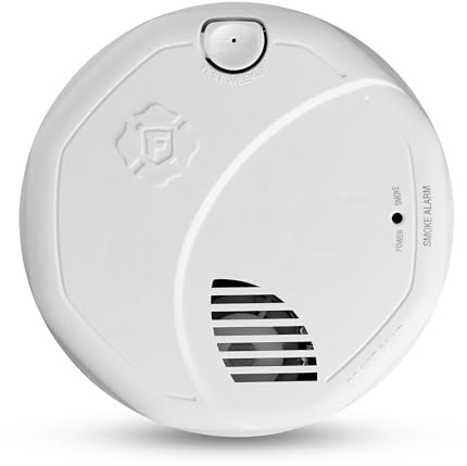 First Alert Smoke Alarm, 10-Year Sealed Battery Dual Sensor Detector with Test & Silence Button, SM310, 1-Pack