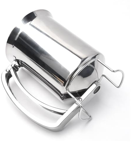 Dispensador De Tortitas - Dispensador De Masa Resistente Al Calor 900 Ml, Embudo Para Masa Con Tapa, Porcionado Preciso Para Tortitas, Crepes Y Recetas De Repostería Fácil De Llenar Y Limpiar, Ayudant