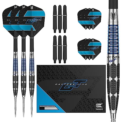 Target Darts Daytona Fire GT01 Dartpfeile-Set, 22 g, 95 % Wolfram, Stahlspitze