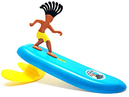 Surfer Dudes Classics Wave Powered Mini-Surfer and Surfboard Toy - Hossegor Hank