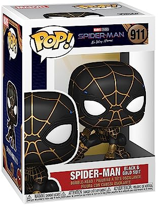 Funko Pop! Marvel: Spider-Man Black and Gold - Spiderman No Way Home - Vinyl-Sammelfigur - Geschenkidee - Offizielle Handelswaren - Spielzeug Für Kinder und Erwachsene - Movies Fans