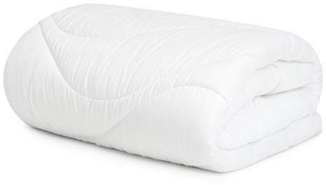 Fabsy Piumone facile da pulire – Piumino traspirante 135 x 200 cm – Piumone leggero per l'estate 200 g/m2 – in microfibra Seersucker con goffratura – Piumone lavabile