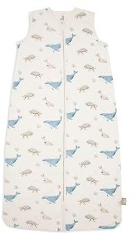 Jollein Baby Boys, Baby Girls, Unisex Baby Jersey Deep Sea Sommar sovsäck, Djuphav, 90