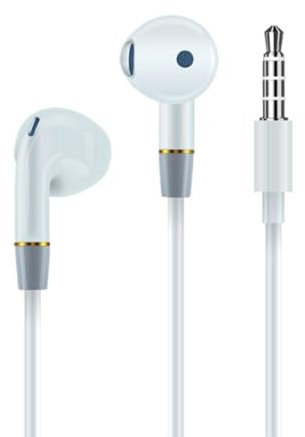 Lamkrtlp Écouteurs, Ecouteurs Filaire avec Microphone et Contrôle du Volume
