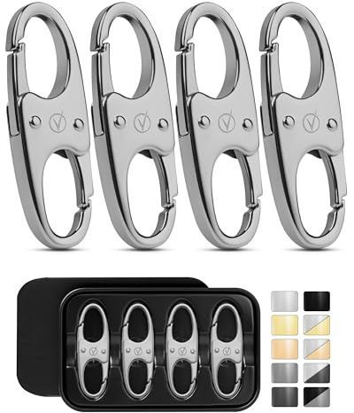 Vantamo Premium Anti Theft Zipper Clips for Bag, Backpack and Purse, Travel Safe Bag Clips for Backpack, Zipper Replacement