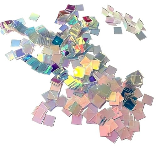 Cuadros acrílicos iridiscentes - Placas de colores a ambos lados - Placas de vidrio acrílico de colores | Para el bricolaje, presentaciones de arte, bodas, , aulas y espacios de oficina