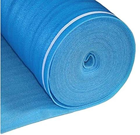 AMERIQUE AMBLPD3M 3-in-1 Heavy Duty Foam 3mm Thick Premium Flooring Underlayment Padding with Tape and Vapor Barrier, 200 Square', Royal Blue, Feet