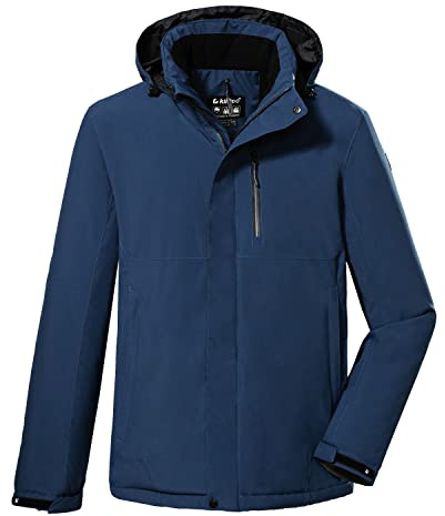 Killtec Male Veste d'extérieur/veste fonctionnelle avec capuche enroulable KOW 68 MN JCKT, dark petrol, M, 38648-000