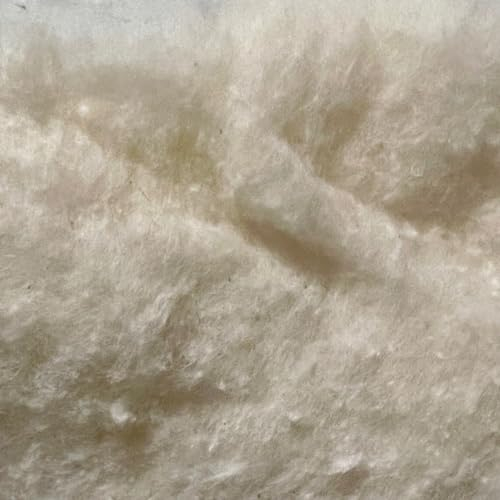 Ouate de bricolage 100 % coton peigné 1 kg fine (EUR 25,90 kg / kg) compostable, lavable, ouate de remplissage, matériau de remplissage 100 % naturel renouvelable pour ours, coussins, etc.