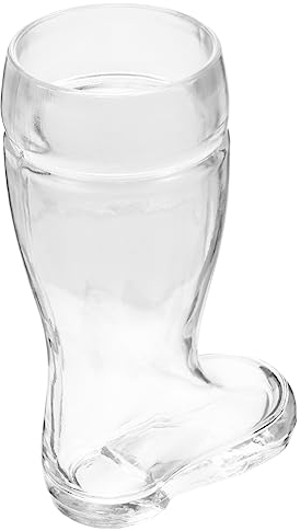 CAXUSD Vaso Creativo Forma De Bota Para Cerveza y Whisky Vidrio Delicado Para Bar Pub y Hogar Copa Original Para Vino y Cócteles