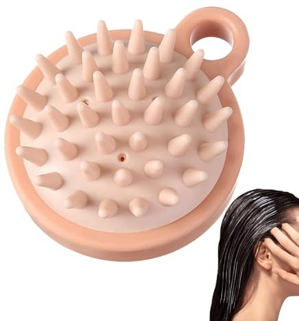 Spazzola massaggiante per cuoio capelluto – Spazzola in silicone per capelli umidi e secchi, spazzola per rilassamento della testa, shampoo, spazzola per cuoio capelluto, spazzola per cuoio capelluto