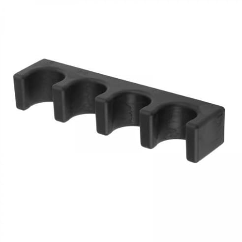 F Fityle Lot de 2 Supports de Queues de Billard, Noir, pour 4 Queues de Billard