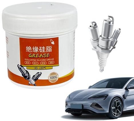 Graisse diélectrique pour fiches électriques - 100 g de graisse isolante en silicone - Graisse diélectrique isolante en silicone pour fiches et connecteurs électriques - Pour joints toriques, pôles de