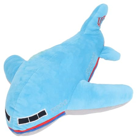 Picysa Giocattoli di peluche dell'aereo in peluche, cuscino dell'aeroplano giocattolo, adorabile giocattolo morbido e confortevole per bambini, cuscino, giocattoli multifunzionali per coltivare