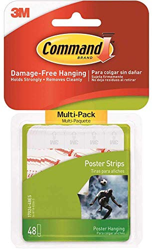 Posterstreifen Vorteilspack, weiß, 48 Stück