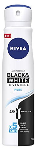 NIVEA Black&White Invisible Pure Antitranspirant Spray für Damen 250 ml