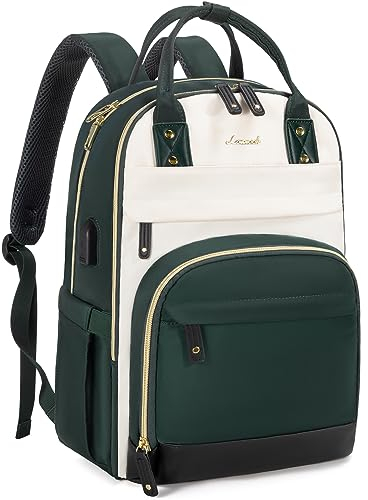 LOVEVOOK Rucksack Damen Laptop Rucksack 15.6 Zoll Schulrucksack Mädchen Teenager Wasserdicht Schultasche Jungen Backpack Anti-Diebstahl School Bag für Schule Reise Arbeit Leicht