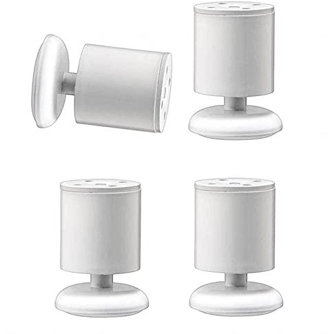 Verstellbare Füße für Möbel, 4 Stück, verstellbare Möbelbeine, verstellbare Badewannenfüße für Zuhause, Büro, TV-Ständer, Schrank, Bett, Arbeitsplatte, weiß-10 cm (3,9 Zoll) (weiß 30 cm (11,8 Zoll))