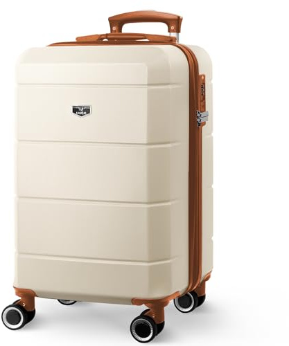 LUGG 20 Inch Jetset Lightweight Travel Cabin Bag Carry On Approved Suitcase ABS Shell Protection Water Resistant & Safe Locking System Easyjet overheadLuggage 55x35x23cm
