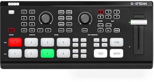 Osee GoStream Deck HDMI Pro Video Mixer Switcher Live Streaming Multi Camera Streaming Mischer mit Aktualisierbarem NDI