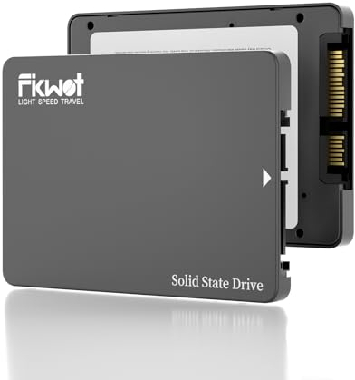 Fikwot FX812 256GB SSD SATA III 2,5 6GB/s, SLC Cache, 3D NAND TLC, bis zu 560MB/s, kompatibel mit Laptop und PC-Desktop