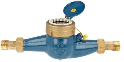 Hauswasserzähler Kombi-Set, Baulänge 260 mm, inkl. Verschraubungen 1 1/4 Zoll x 1 Zoll AG