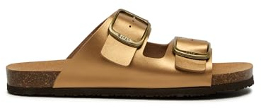 Scholl Jackie, Sandali Donna, 2 cinturini, Bronzo, 38 EU