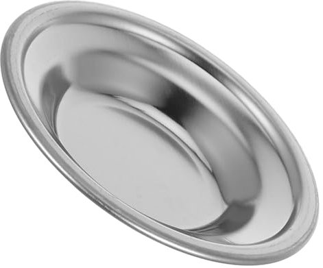 SOIMISS Platillo Para Guardar Bolsitas De Té Posavasos Redondo Para Bolsitas De Té Decoración Para Mesa De Platillo Metálico Para Uso Cafetería o Hogar